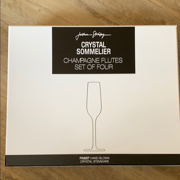 Crystal Sommelier Champagne Flutes Joshua Steinber - Picture 6 of 13
